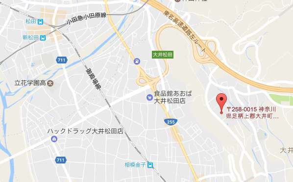 ブルックスコーヒー大井直売店周辺地図